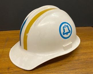 Vintage Bell System hard hat ...To Register and To Bid go to https://capitolsalesservices.hibid.com..