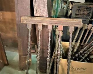 Another set of Victorian stair case parts  ...To Register and To Bid go to https://capitolsalesservices.hibid.com..