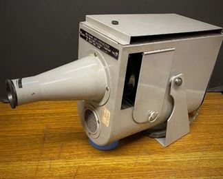 Western Electric projector that was used to test DB noise levels of phone lines  ...To Register and To Bid go to https://capitolsalesservices.hibid.com..