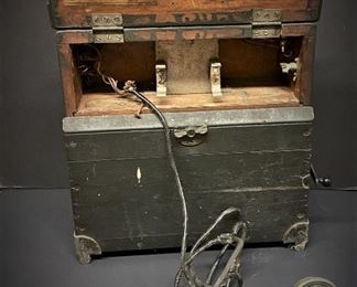 1910 Western Electric Line telephone ...........To Register and To Bid go to https://capitolsalesservices.hibid.com..
