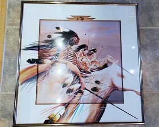 Signed A.P.  "Warriors of the Wind" by Jim Prindiville