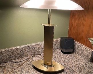 Gold desk lamp