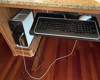 Dell computer, mouse and keyboard