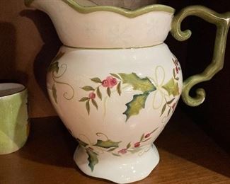 Tracy Porter handpainted pitcher