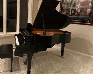 Additional view of Yamaha player piano