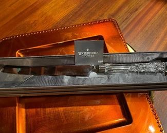 Waterford crystal handle knife
