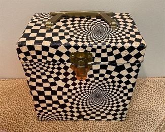 Vintage record box for 45's