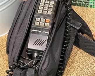 The First Cellphone!  The "Bag" phone