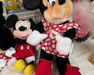 Mickey and Minnie mouse
