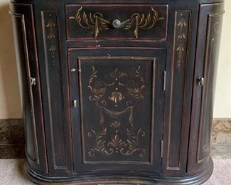 Decorative Storage Chest w 3 Doors and 1 Drawer (well made, heavy)