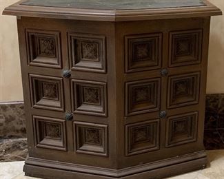 Vintage Table with Lift Top for Storage