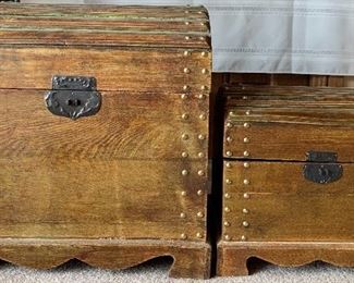 Decorative Wood Boxes (Set/2)
