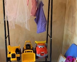 Perfect Storage and Display for that little Actress/Princess Wardrobe!