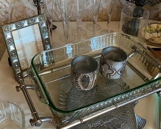 Fish Platter, Serving Tray, Glassware...