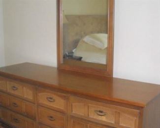 DRESSER WITH MIRROR BY DIXIE