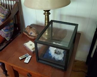 end table lamp amnd books