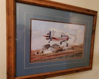Art print B B Barrick Cottonbelt Spray Crop plane
