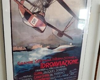 aviation art poster