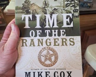Mike Cox SIGNED  Time of the Rangers
