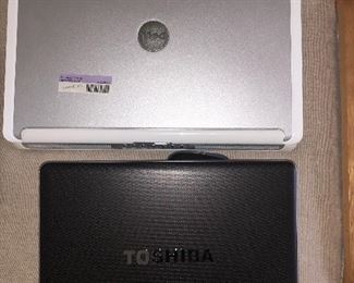 Toshiba and Dell Laptops 