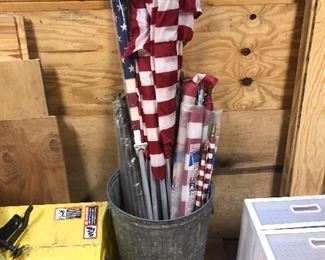 Lots of American Flags 