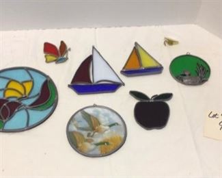 lot of glass sun catchers