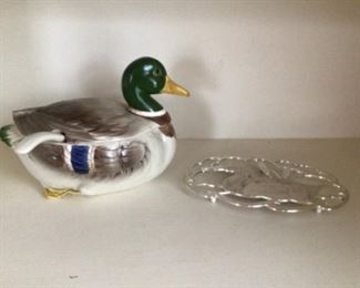 mallard duck tureen