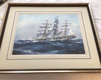 framed print of Lochetive by J. Sprinling