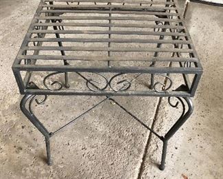 Wrought Iron Side Table