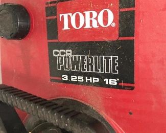 Toro Snowblower 2/2