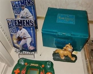 Jumanji Video Game, Yankees Cards, & Disney Figurine