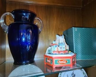 Hand Blown Glass Vase