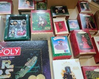 Pop Culture Hallmark Ornaments (Vintage & Contemporary With Original Boxes)