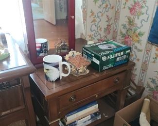 Jewelry Mirrored Tabletop Cabinet