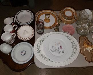 Assorted China & Glassware