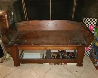 Primitive Stagecoach Bench