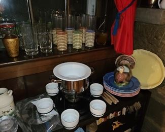 Assorted China & Glassware