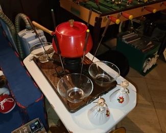 Vintage Mid-Century Modern Fondue Set