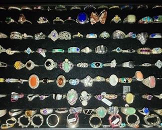 Sterling Silver Jewelry (SOOO MUCH MORE AVAILABLE THAN PICTURED!)