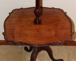 Antique Two Tier Accent Table