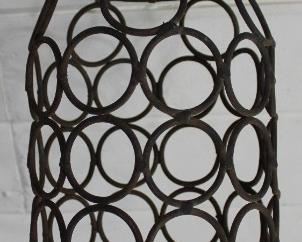 Antique Cast Iron Light Fixture Cover