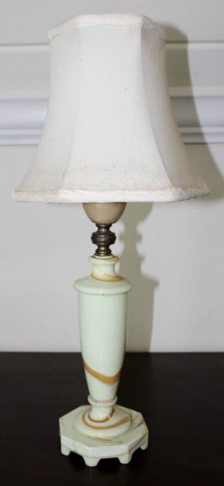 Vintage Alabaster Table Lamp