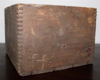 Vintage Dovetailed Wooden Crate