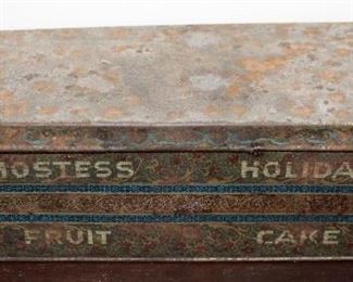 Vintage Hostess Fruit Cake Tin