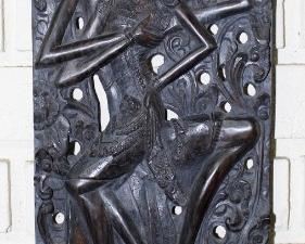 Vintage Thai Figural Wall Hanging