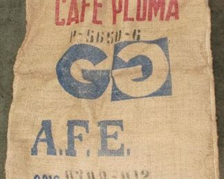 Cafe Pluma Burlap Sack