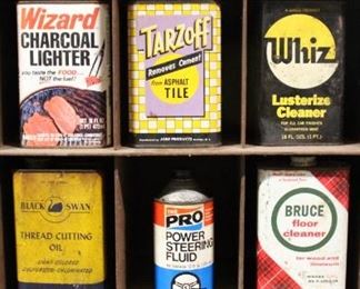 Vintage Product Cans