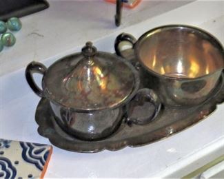 Vintage silverplate and sterling