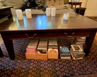 Coffee table with drawers