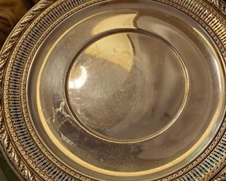 Sterling plate/bowl